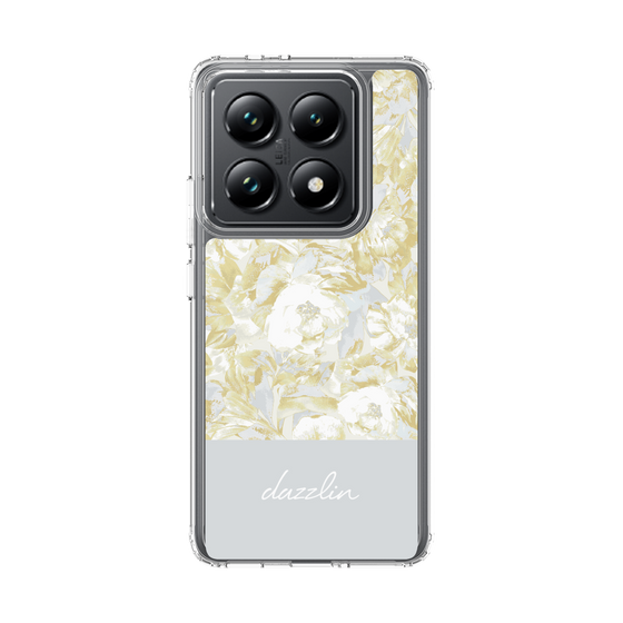 Slim Protection Case［ dazzlin - PaintFlower - Light Blue ］