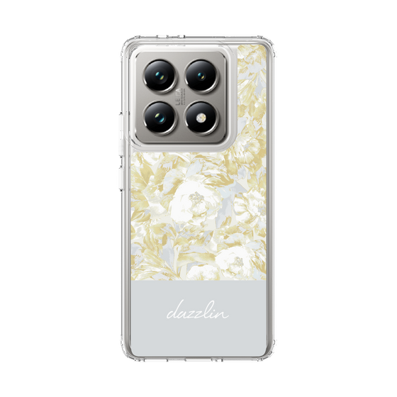 Slim Protection Case［ dazzlin - PaintFlower - Light Blue ］