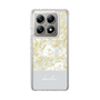 Slim Protection Case［ dazzlin - PaintFlower - Light Blue ］