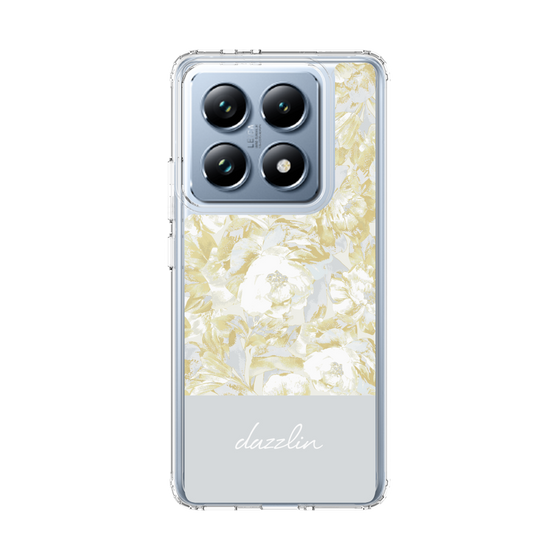 Slim Protection Case［ dazzlin - PaintFlower - Light Blue ］