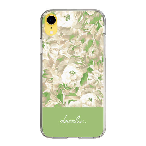 Slim Protection Case［ dazzlin - PaintFlower - Green ］