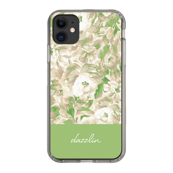 Slim Protection Case［ dazzlin - PaintFlower - Green ］