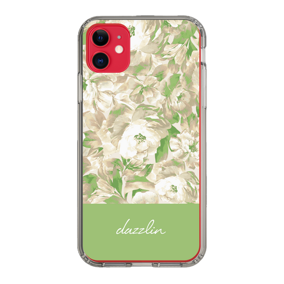 Slim Protection Case［ dazzlin - PaintFlower - Green ］