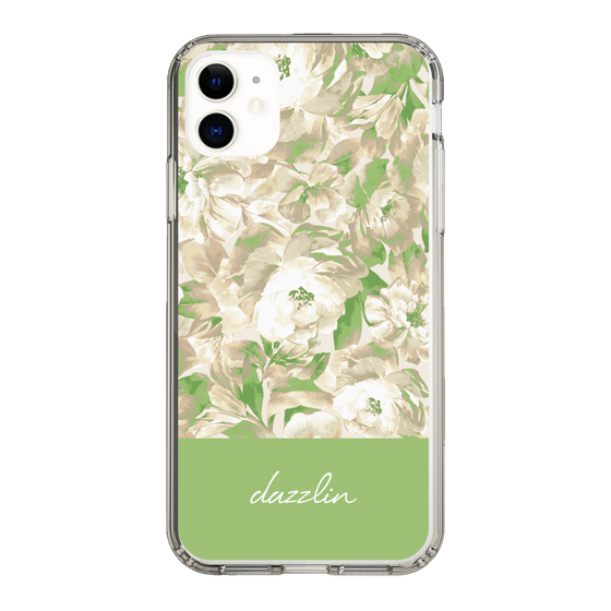 Slim Protection Case［ dazzlin - PaintFlower - Green ］