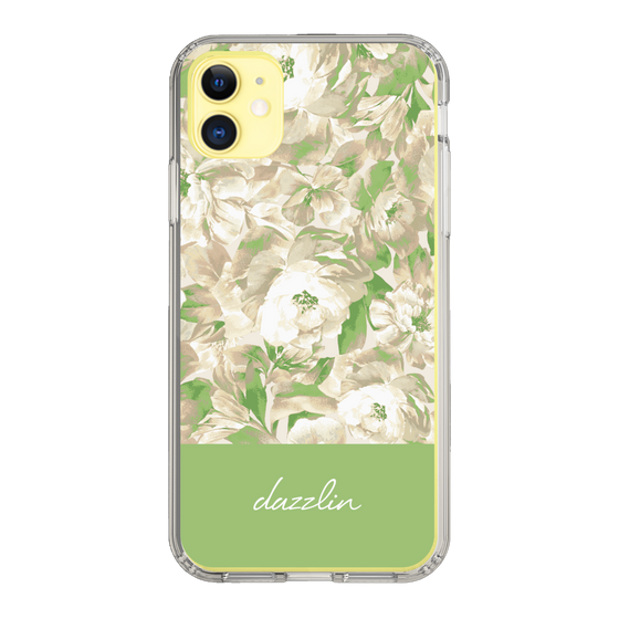 Slim Protection Case［ dazzlin - PaintFlower - Green ］