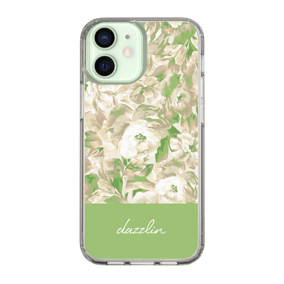 Slim Protection Case［ dazzlin - PaintFlower - Green ］