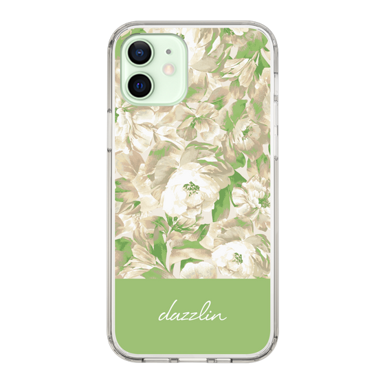 Slim Protection Case［ dazzlin - PaintFlower - Green ］