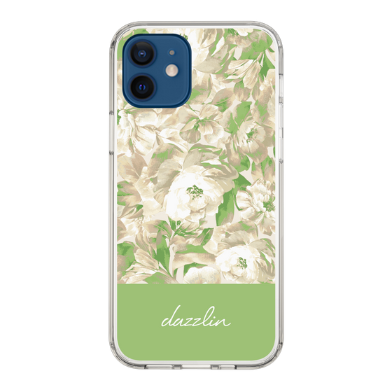 Slim Protection Case［ dazzlin - PaintFlower - Green ］