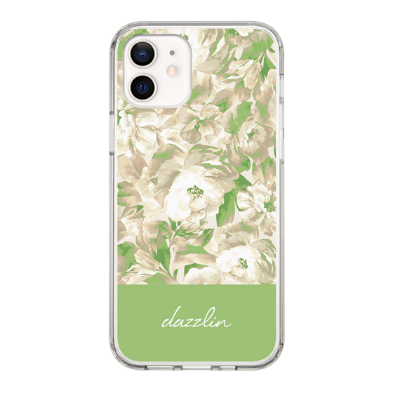 Slim Protection Case［ dazzlin - PaintFlower - Green ］