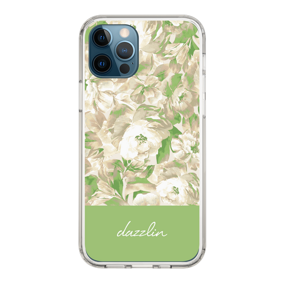 Slim Protection Case［ dazzlin - PaintFlower - Green ］
