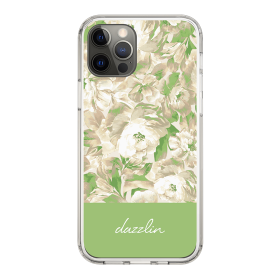 Slim Protection Case［ dazzlin - PaintFlower - Green ］