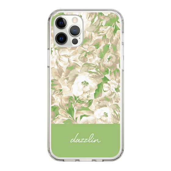 Slim Protection Case［ dazzlin - PaintFlower - Green ］
