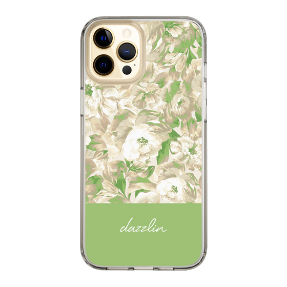 Slim Protection Case［ dazzlin - PaintFlower - Green ］