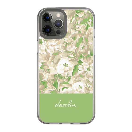 Slim Protection Case［ dazzlin - PaintFlower - Green ］