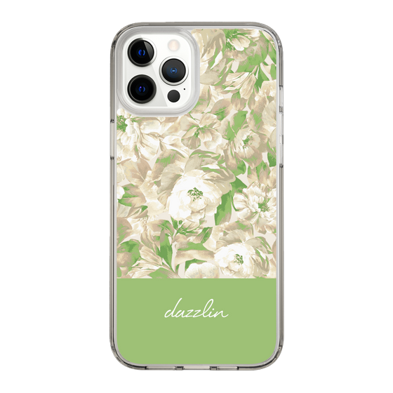 Slim Protection Case［ dazzlin - PaintFlower - Green ］