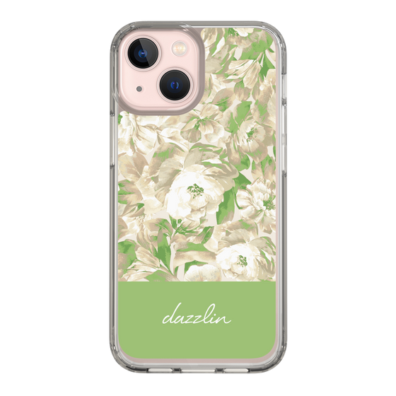 Slim Protection Case［ dazzlin - PaintFlower - Green ］