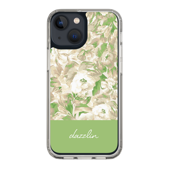 Slim Protection Case［ dazzlin - PaintFlower - Green ］