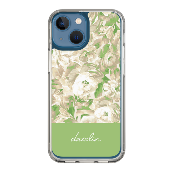 Slim Protection Case［ dazzlin - PaintFlower - Green ］