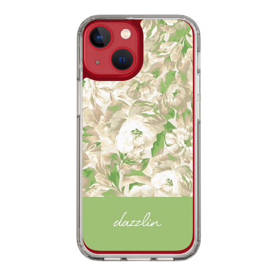 Slim Protection Case［ dazzlin - PaintFlower - Green ］