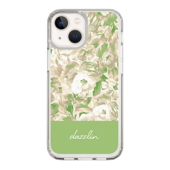 Slim Protection Case［ dazzlin - PaintFlower - Green ］