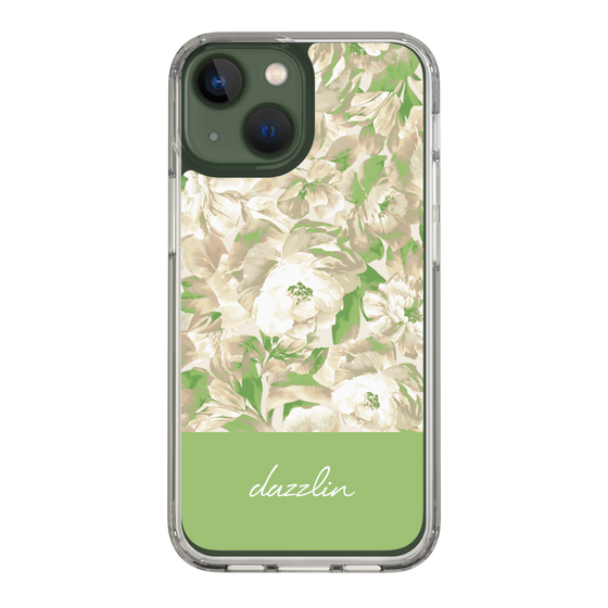 Slim Protection Case［ dazzlin - PaintFlower - Green ］