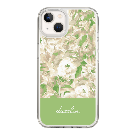 Slim Protection Case［ dazzlin - PaintFlower - Green ］