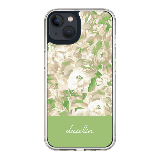 Slim Protection Case［ dazzlin - PaintFlower - Green ］
