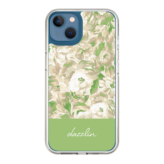Slim Protection Case［ dazzlin - PaintFlower - Green ］