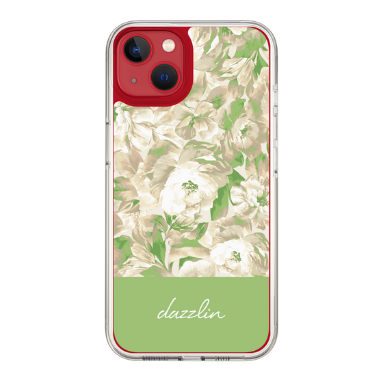 Slim Protection Case［ dazzlin - PaintFlower - Green ］