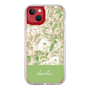 Slim Protection Case［ dazzlin - PaintFlower - Green ］