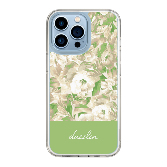 Slim Protection Case［ dazzlin - PaintFlower - Green ］