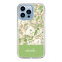 Slim Protection Case［ dazzlin - PaintFlower - Green ］