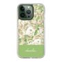 Slim Protection Case［ dazzlin - PaintFlower - Green ］