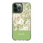 Slim Protection Case［ dazzlin - PaintFlower - Green ］