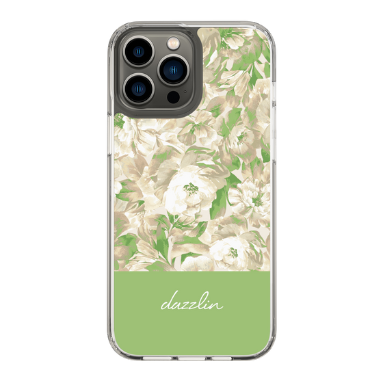 Slim Protection Case［ dazzlin - PaintFlower - Green ］