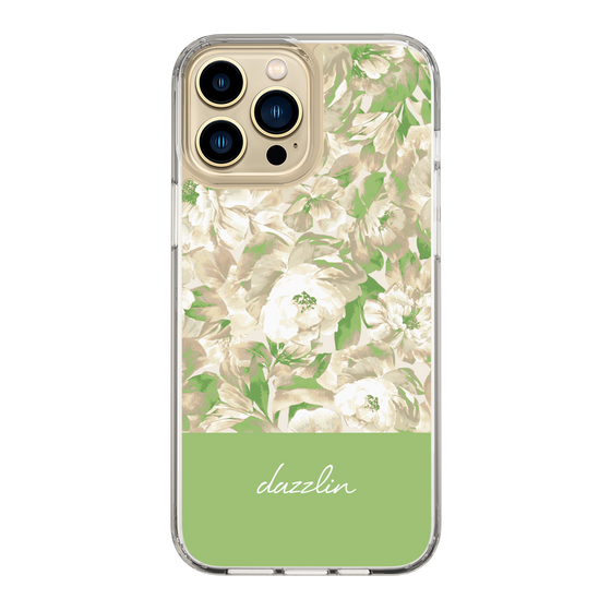 Slim Protection Case［ dazzlin - PaintFlower - Green ］