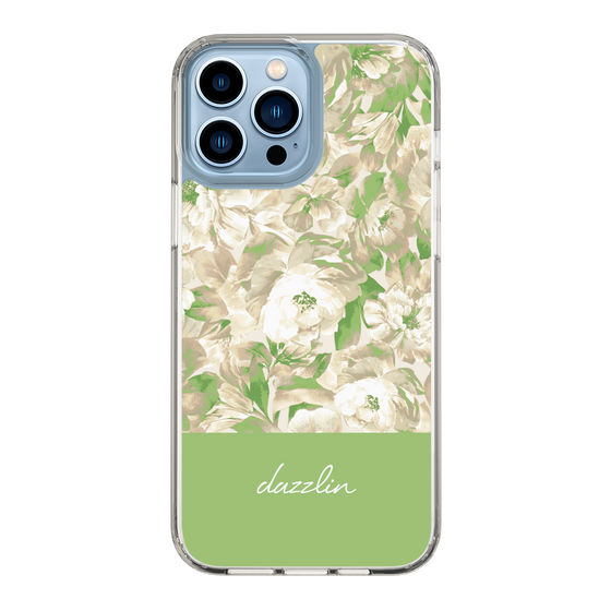 Slim Protection Case［ dazzlin - PaintFlower - Green ］