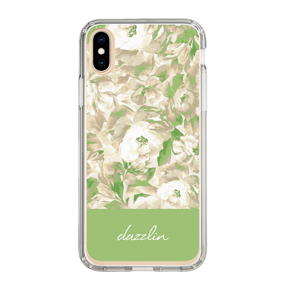 Slim Protection Case［ dazzlin - PaintFlower - Green ］