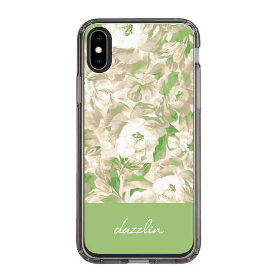 Slim Protection Case［ dazzlin - PaintFlower - Green ］