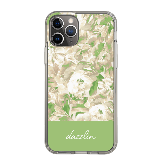 Slim Protection Case［ dazzlin - PaintFlower - Green ］