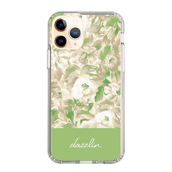 Slim Protection Case［ dazzlin - PaintFlower - Green ］