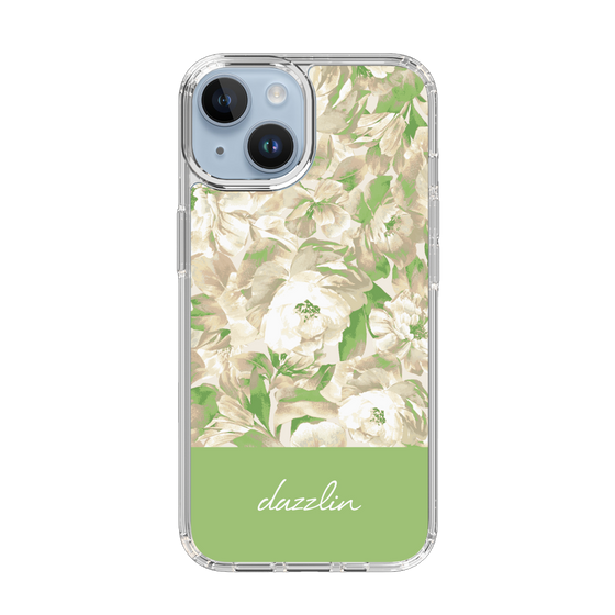 Slim Protection Case［ dazzlin - PaintFlower - Green ］
