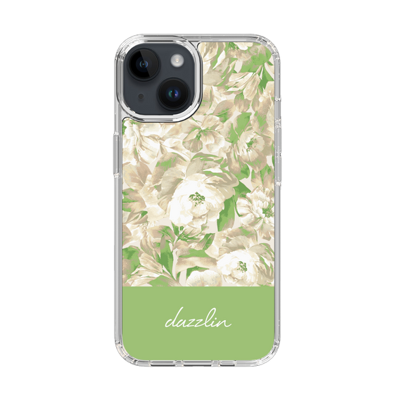 Slim Protection Case［ dazzlin - PaintFlower - Green ］