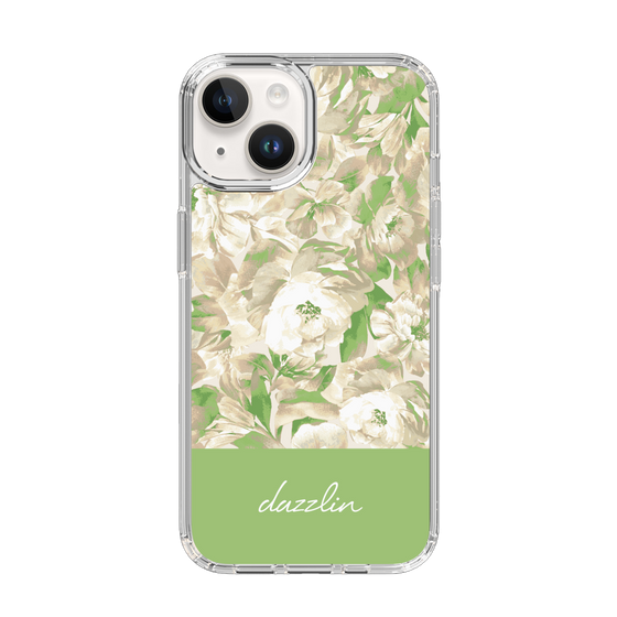 Slim Protection Case［ dazzlin - PaintFlower - Green ］