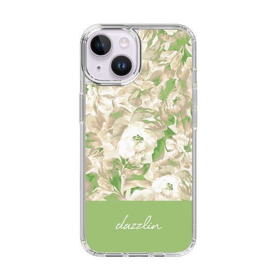 Slim Protection Case［ dazzlin - PaintFlower - Green ］