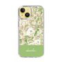 Slim Protection Case［ dazzlin - PaintFlower - Green ］