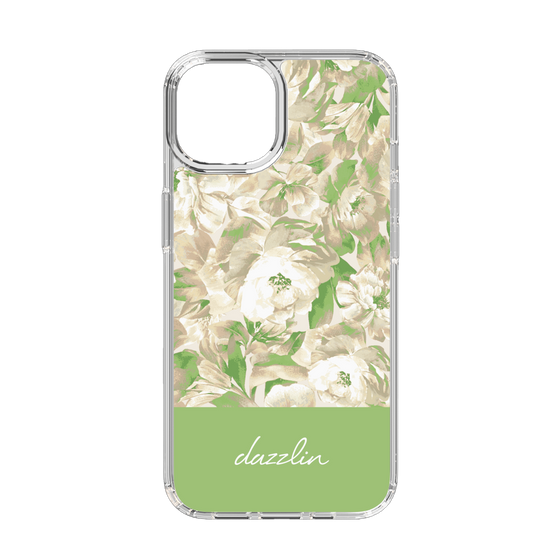 Slim Protection Case［ dazzlin - PaintFlower - Green ］