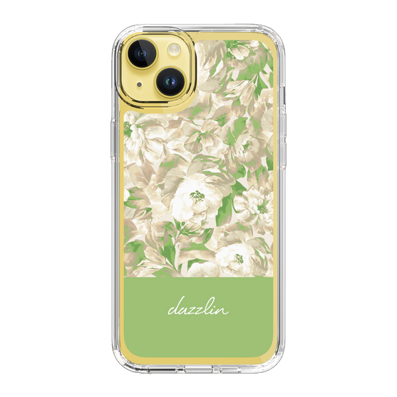 Slim Protection Case［ dazzlin - PaintFlower - Green ］