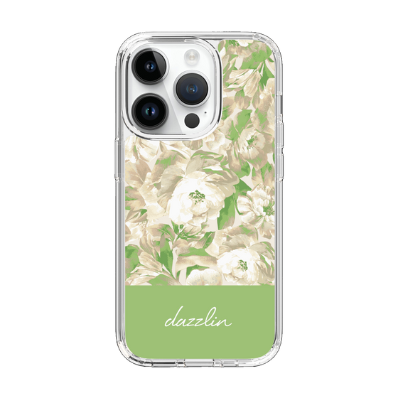 Slim Protection Case［ dazzlin - PaintFlower - Green ］
