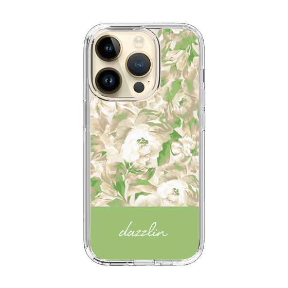 Slim Protection Case［ dazzlin - PaintFlower - Green ］